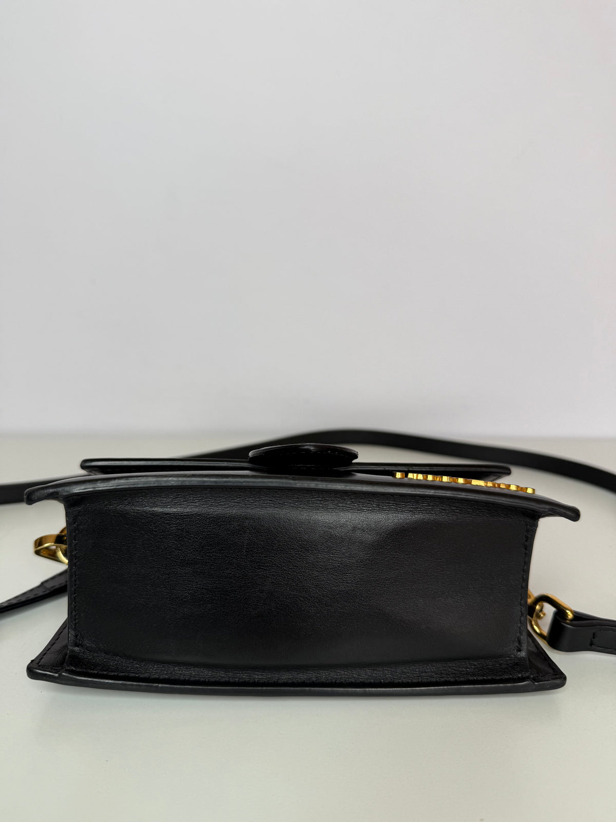 Jacquemus Le Bambino Black Leather Crossbody Bag