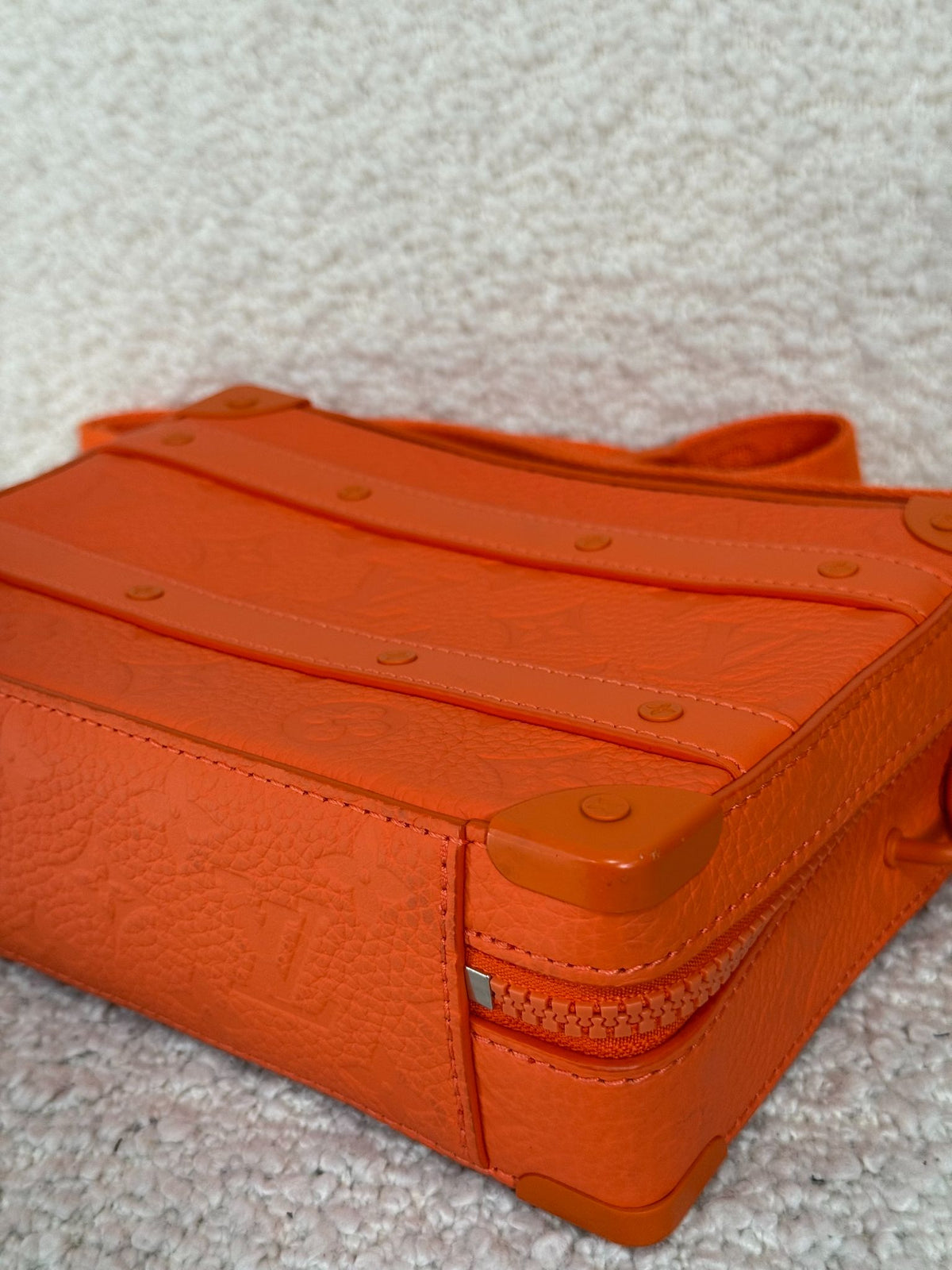 Louis Vuitton Soft Trunk Taurillon Monogram Orange