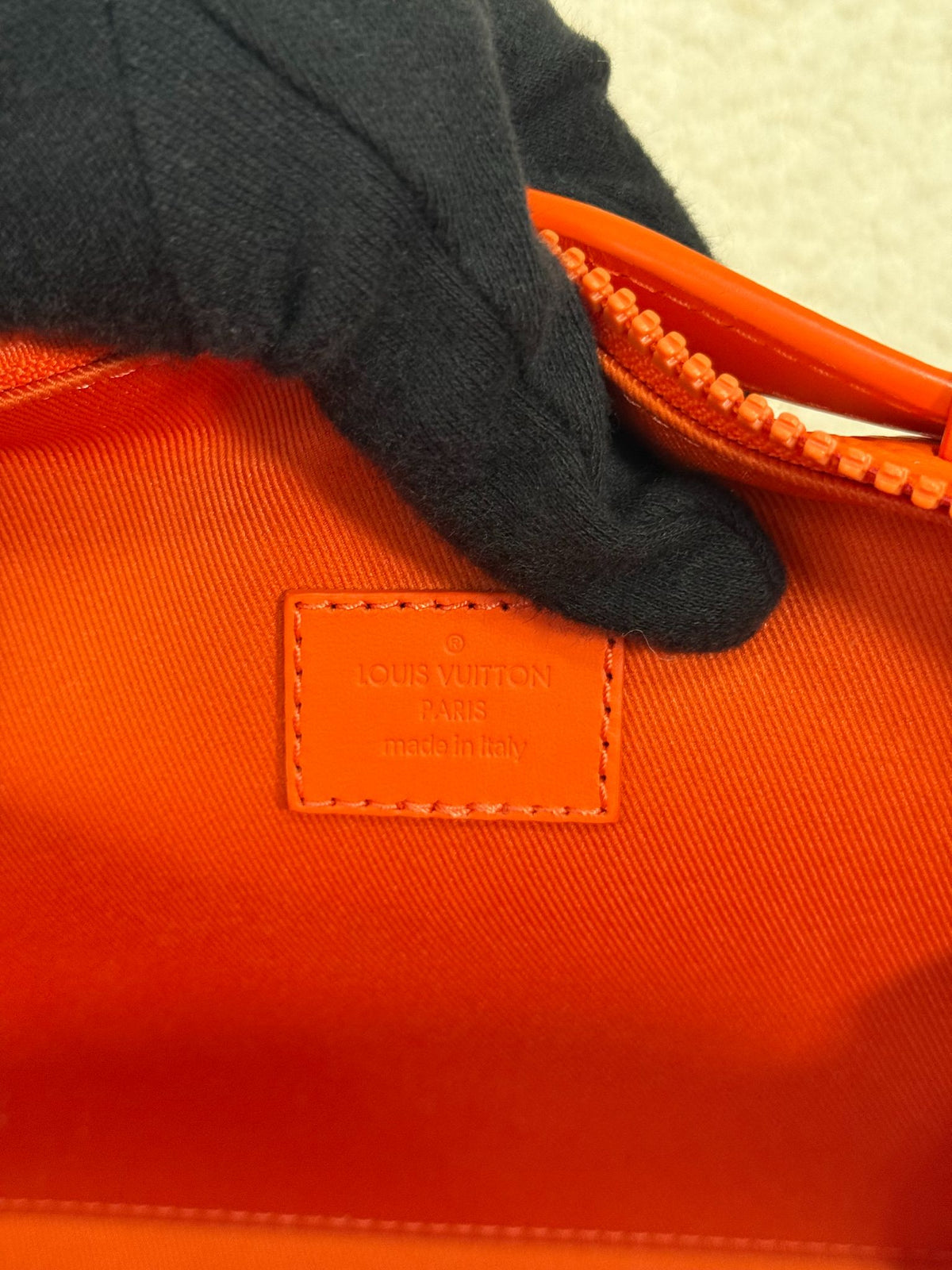 Louis Vuitton Soft Trunk Taurillon Monogram Orange