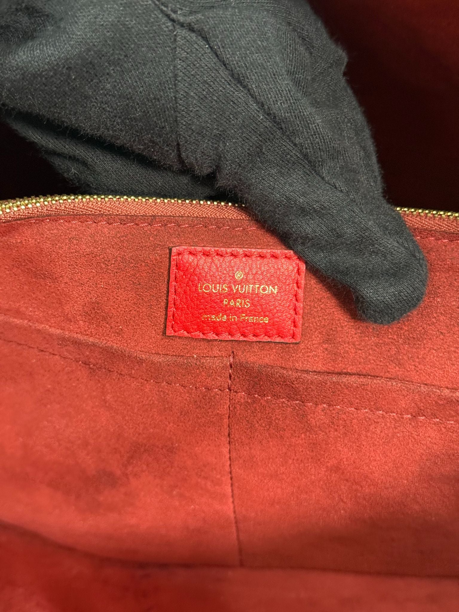 Louis Vuitton Monogram Canvas and Cerise Leather Kimono Tote Bag