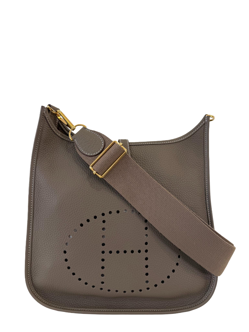 Hermès Evelyne III 29 Etoupe Clemence Leather GHW