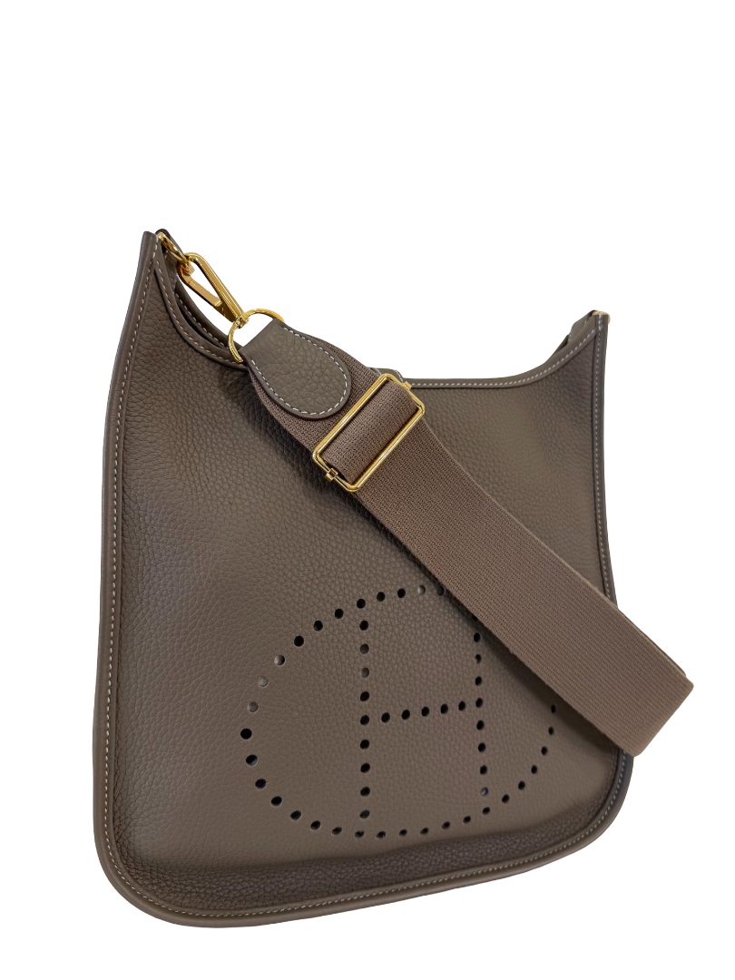 Hermès Evelyne III 29 Etoupe Clemence Leather GHW
