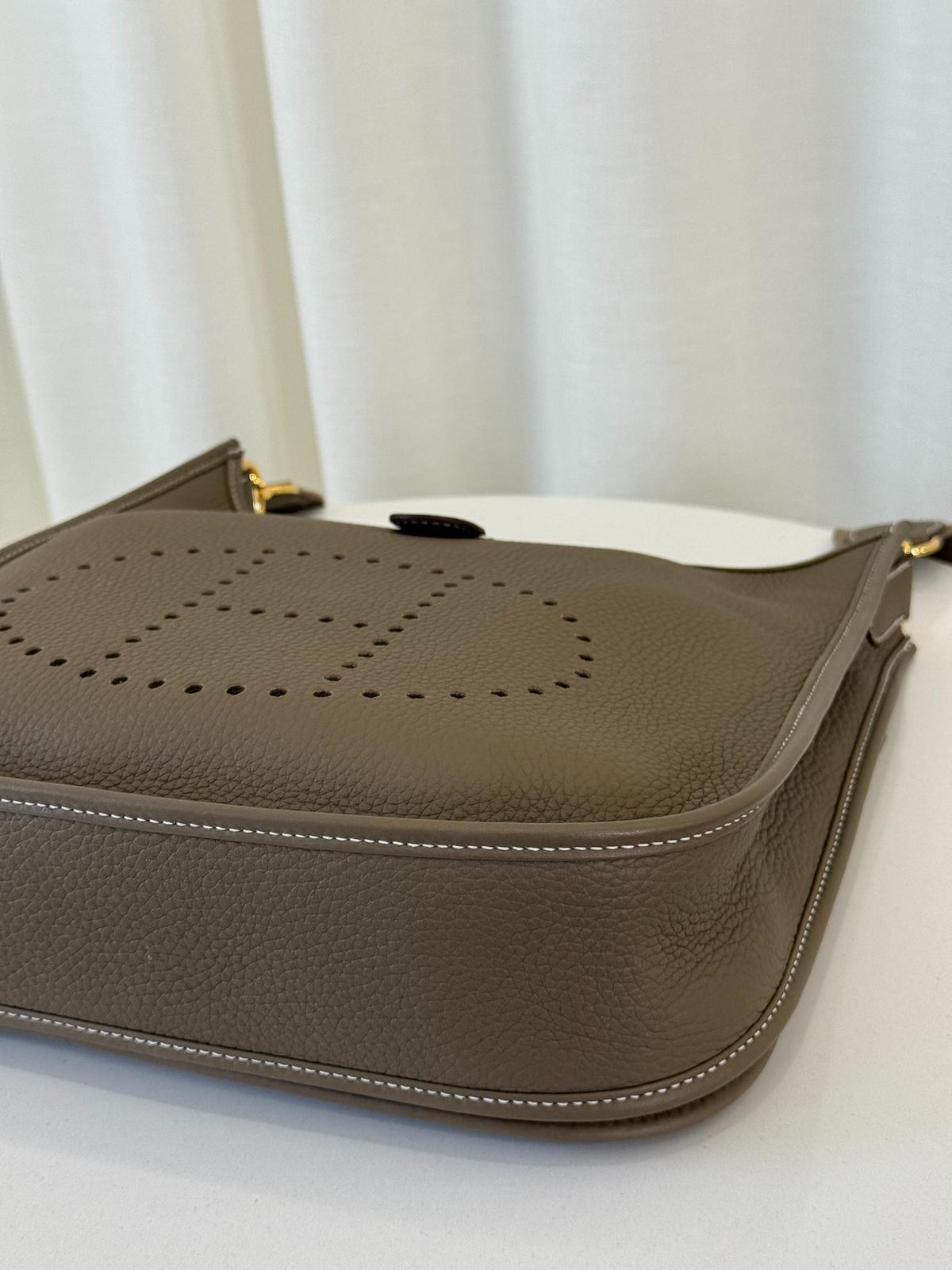 Hermès Evelyne III 29 Etoupe Clemence Leather GHW