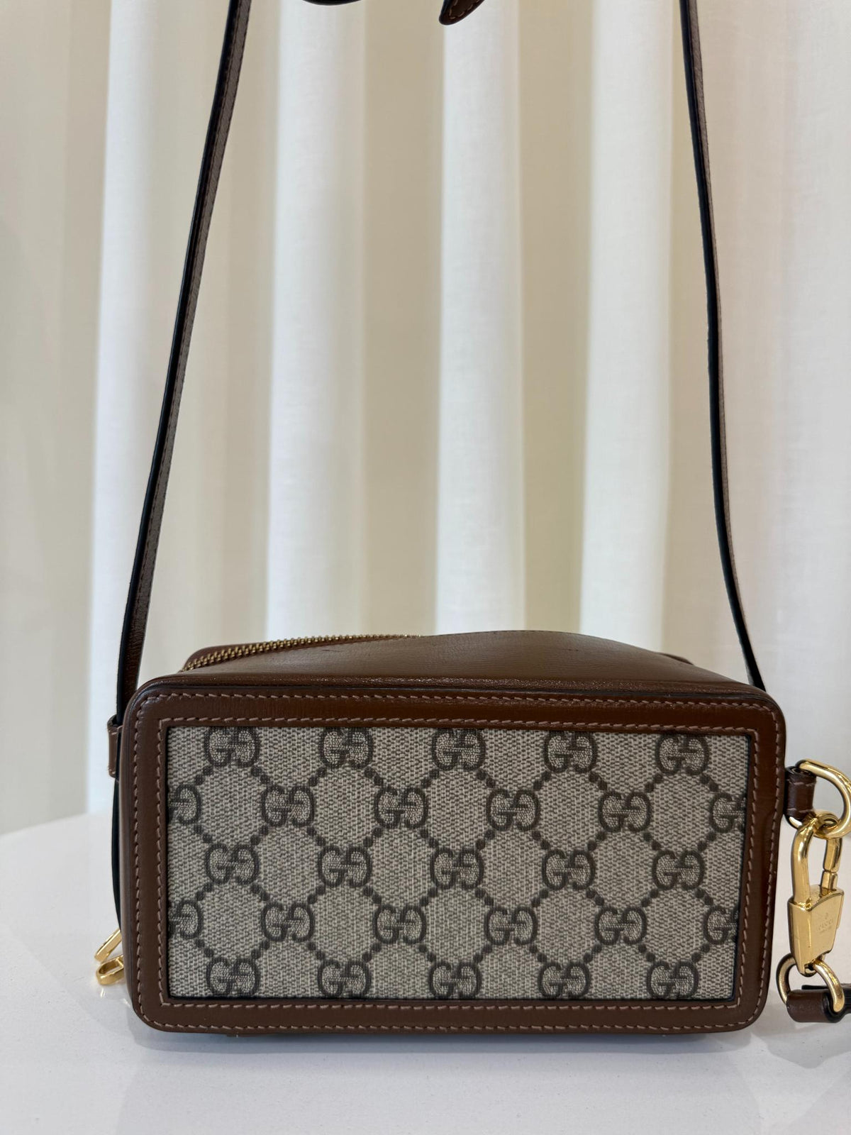 Gucci GG Supreme Mini Retro Interlocking G Crossbody Bag