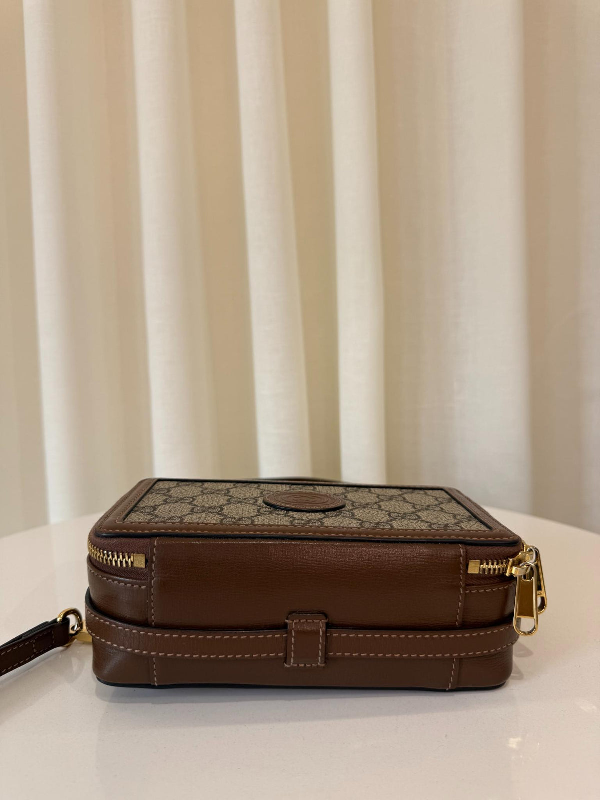 Gucci GG Supreme Mini Retro Interlocking G Crossbody Bag