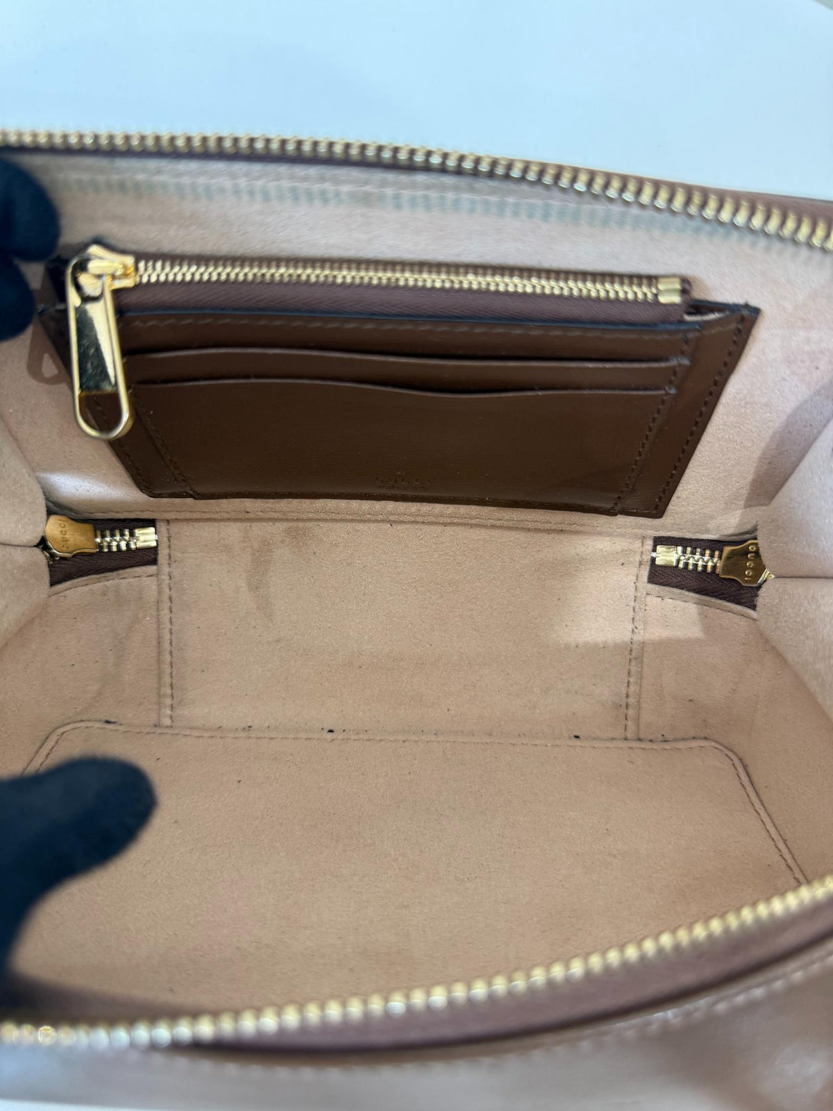 Gucci GG Supreme Mini Retro Interlocking G Crossbody Bag