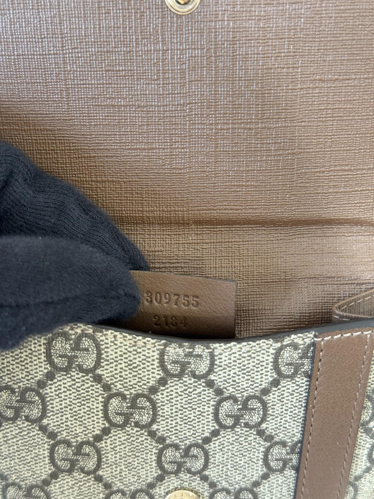 Gucci Beige/Brown GG Coated Canvas Nice Compact Wallet