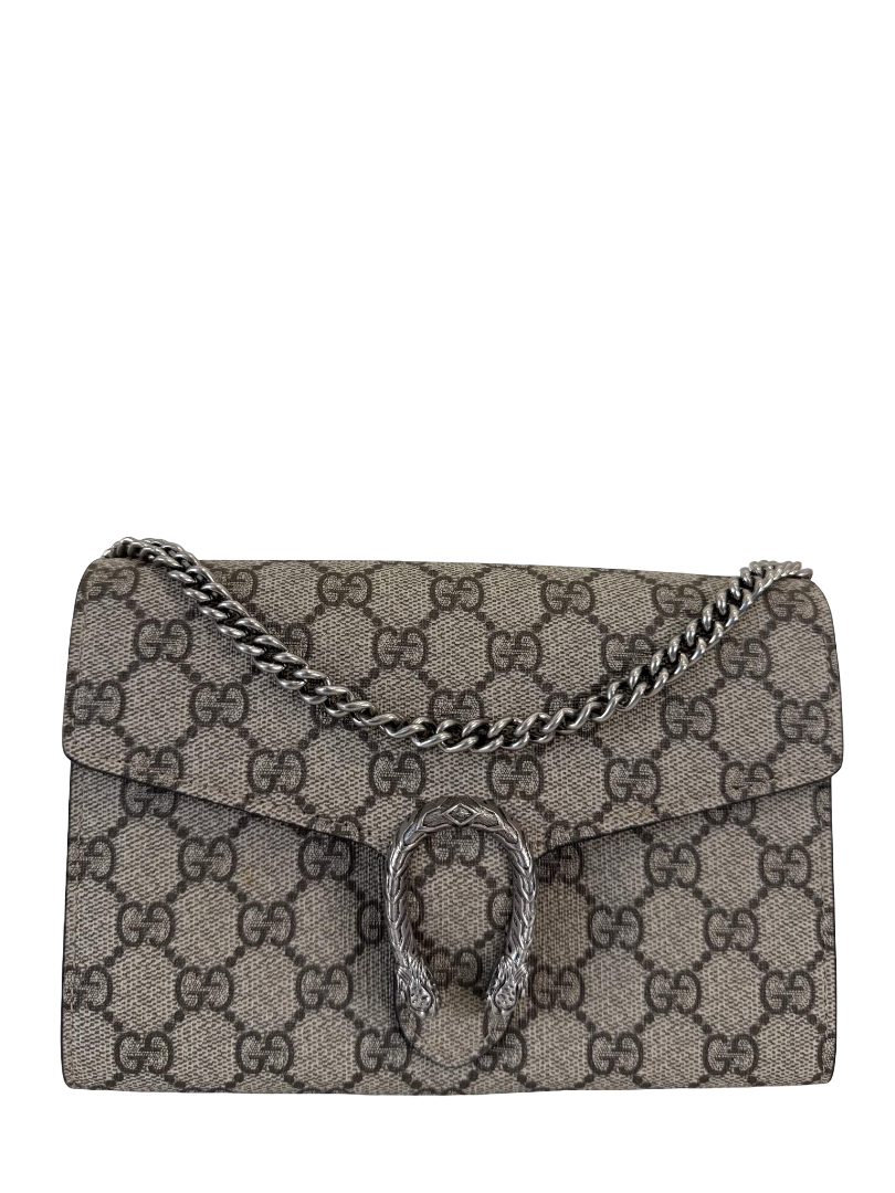 Gucci GG Supreme Coated Canvas Mini Dionysus Wallet on Chain