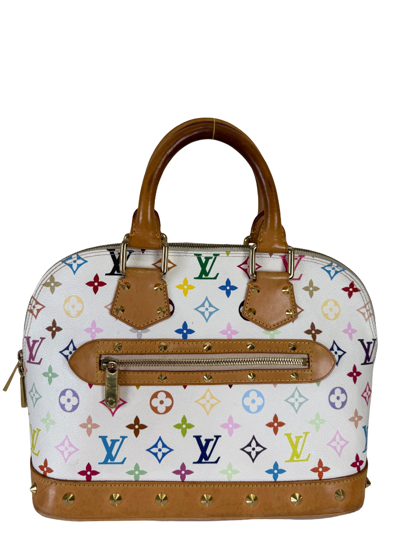Louis Vuitton x Takashi Murakami Alma PM Monogram Multicolore Canvas