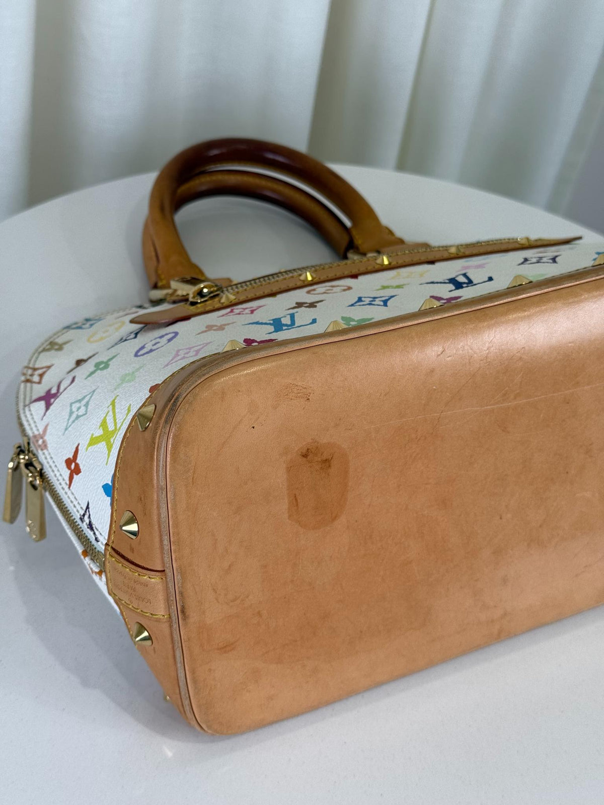 Louis Vuitton x Takashi Murakami Alma PM Monogram Multicolore Canvas
