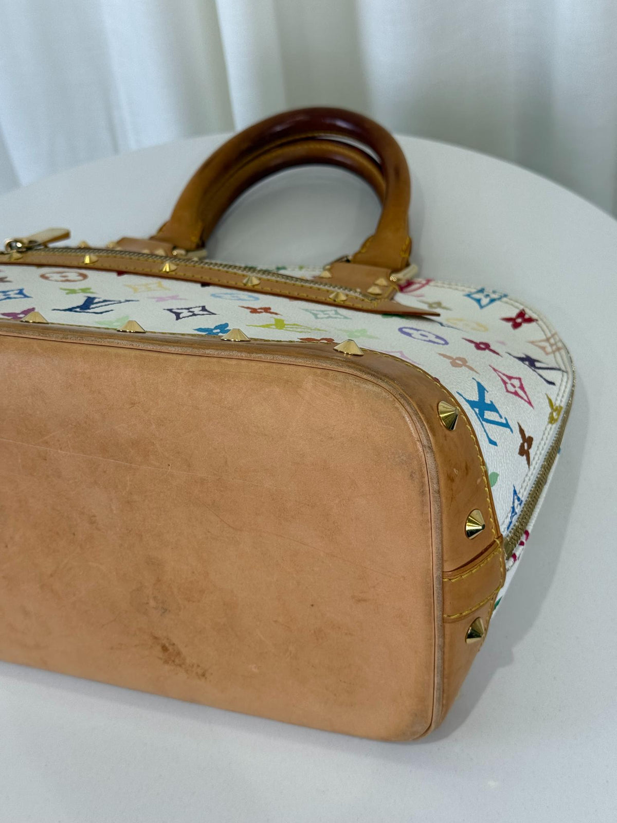 Louis Vuitton x Takashi Murakami Alma PM Monogram Multicolore Canvas