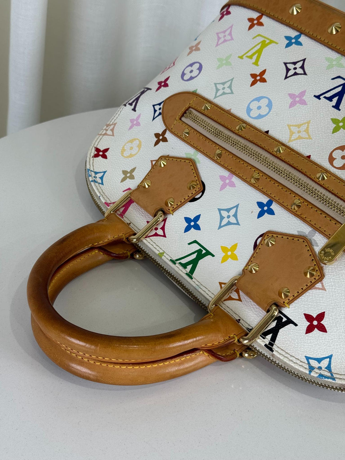 Louis Vuitton x Takashi Murakami Alma PM Monogram Multicolore Canvas