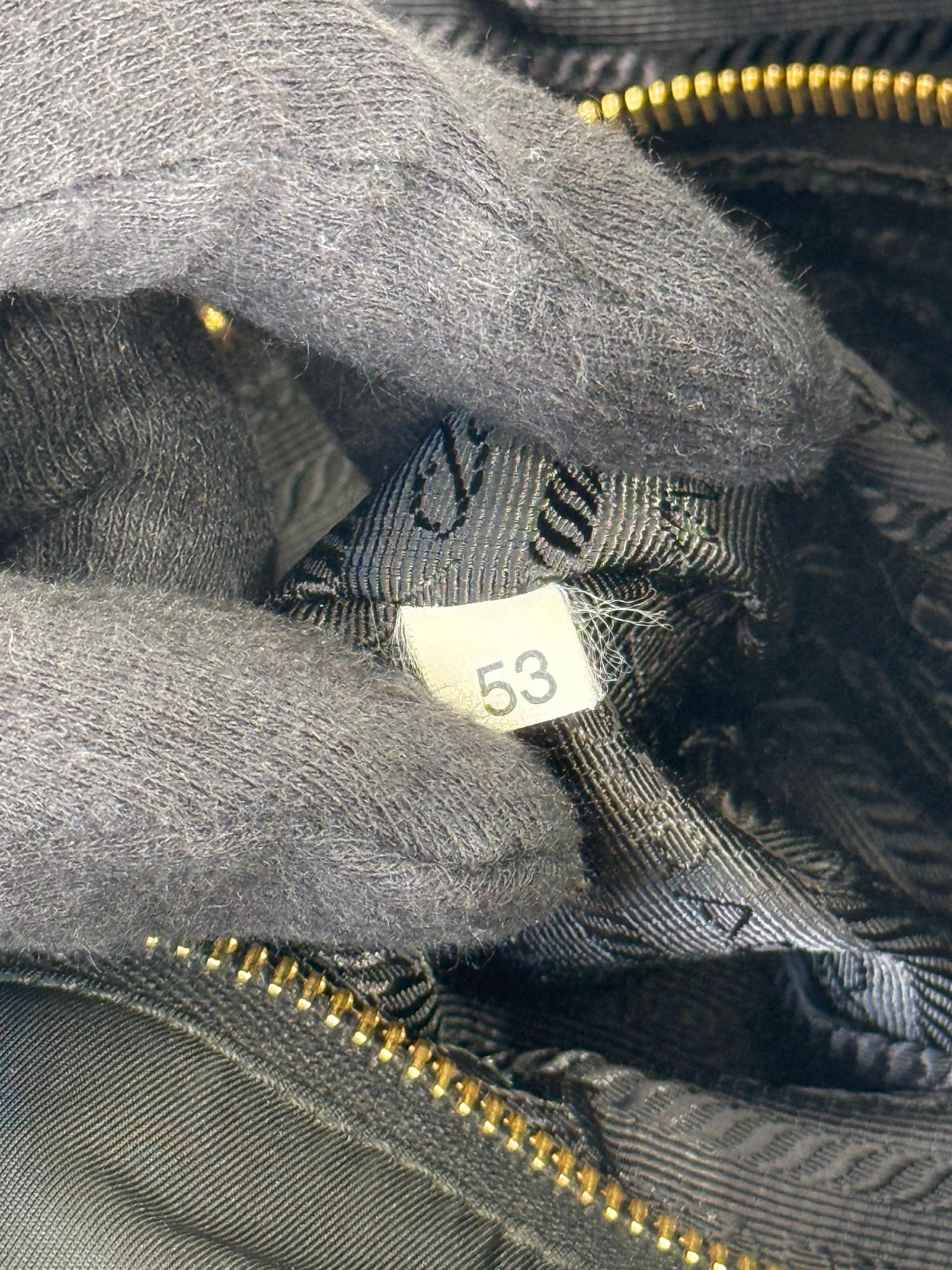 Prada 2Way Black Nylon Tote Bag