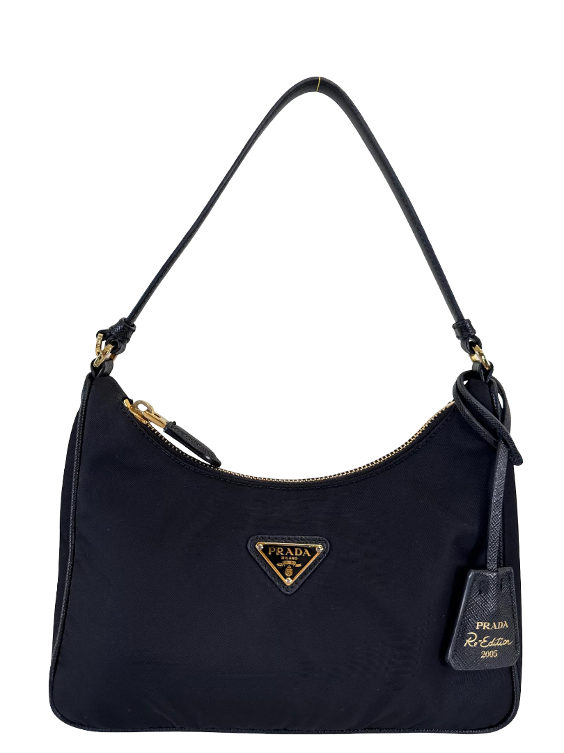 Prada Re-Edition 2005 Re-Nylon Black Pochette