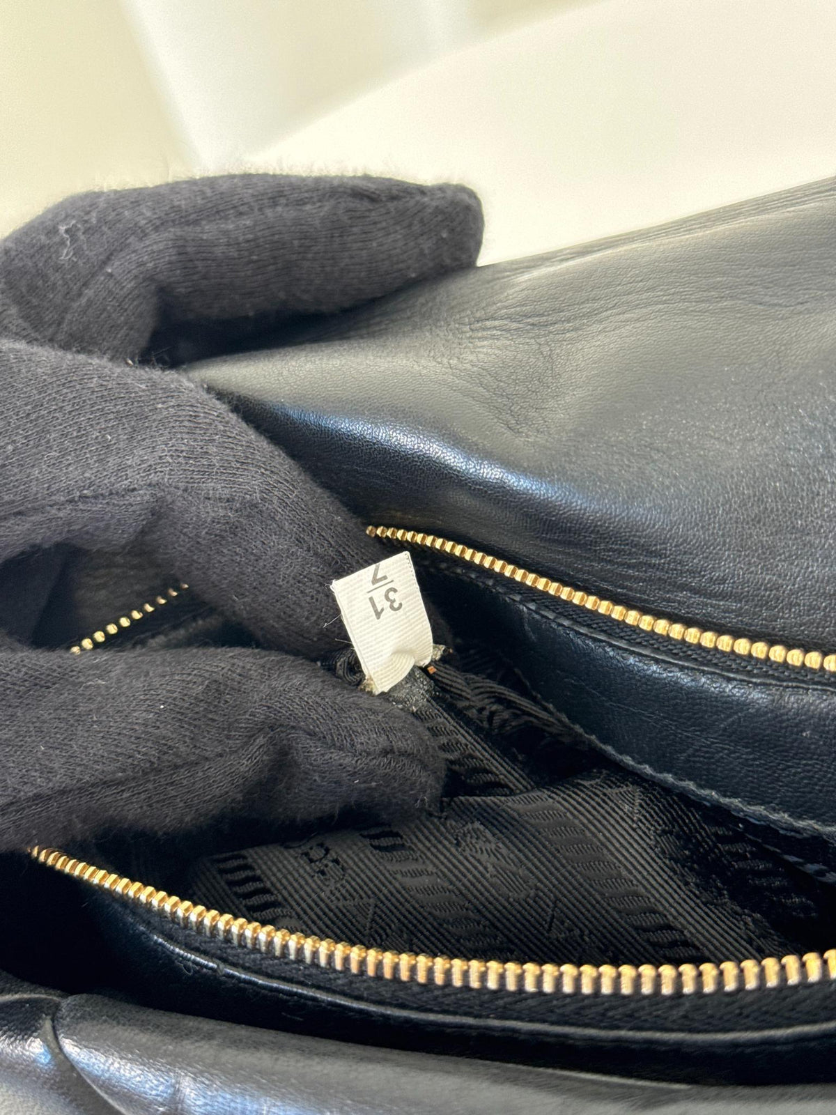 Prada Black Nappa Patchwork Quilted Leather Shoulder Bag