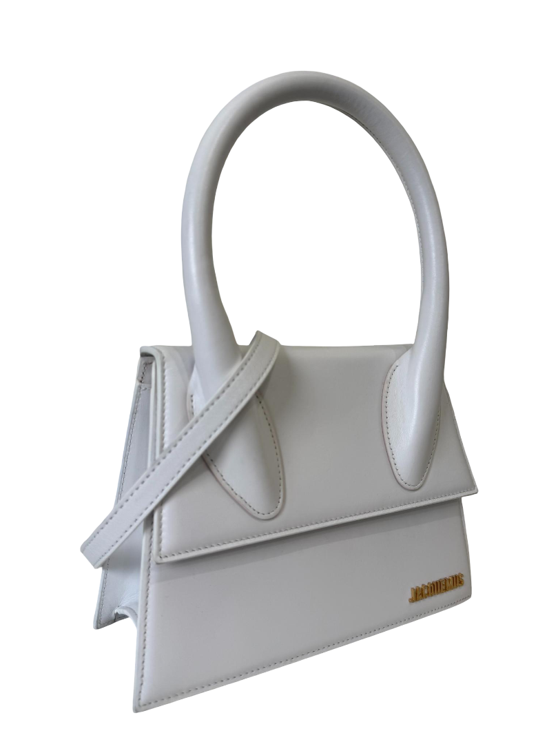 Jacquemus Le Grand Chiquito White Leather Handbag