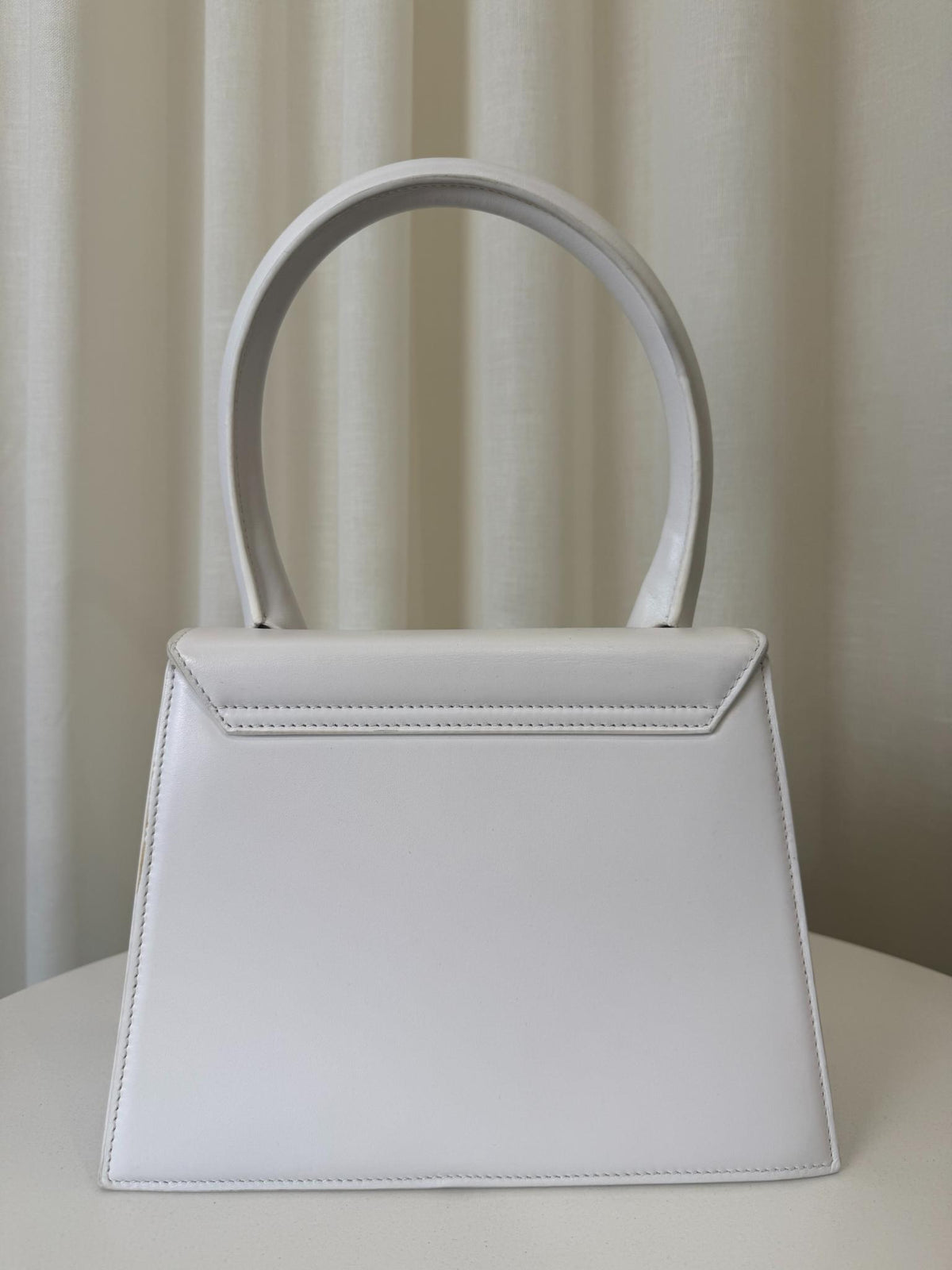 Jacquemus Le Grand Chiquito White Leather Handbag