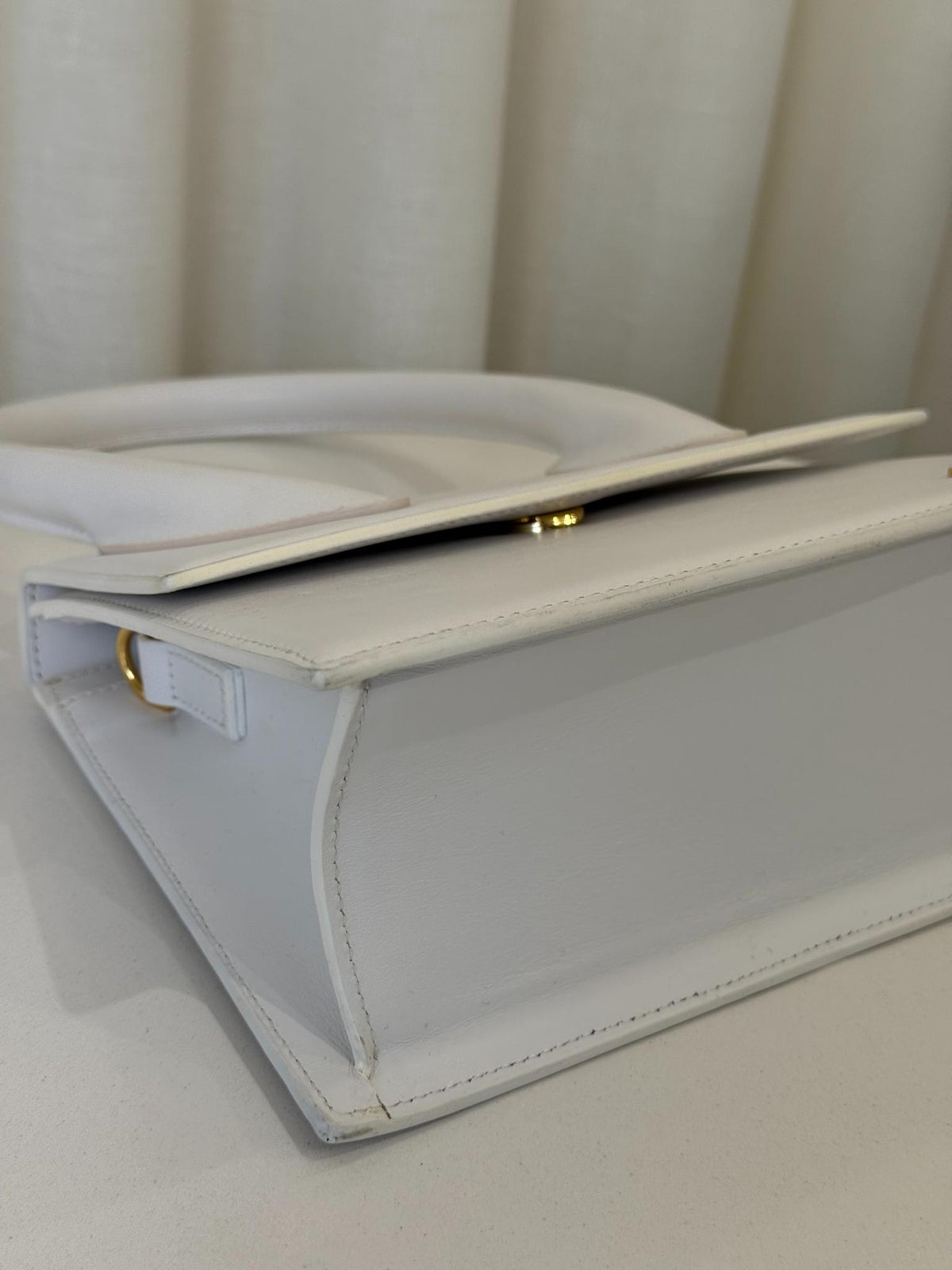Jacquemus Le Grand Chiquito White Leather Handbag