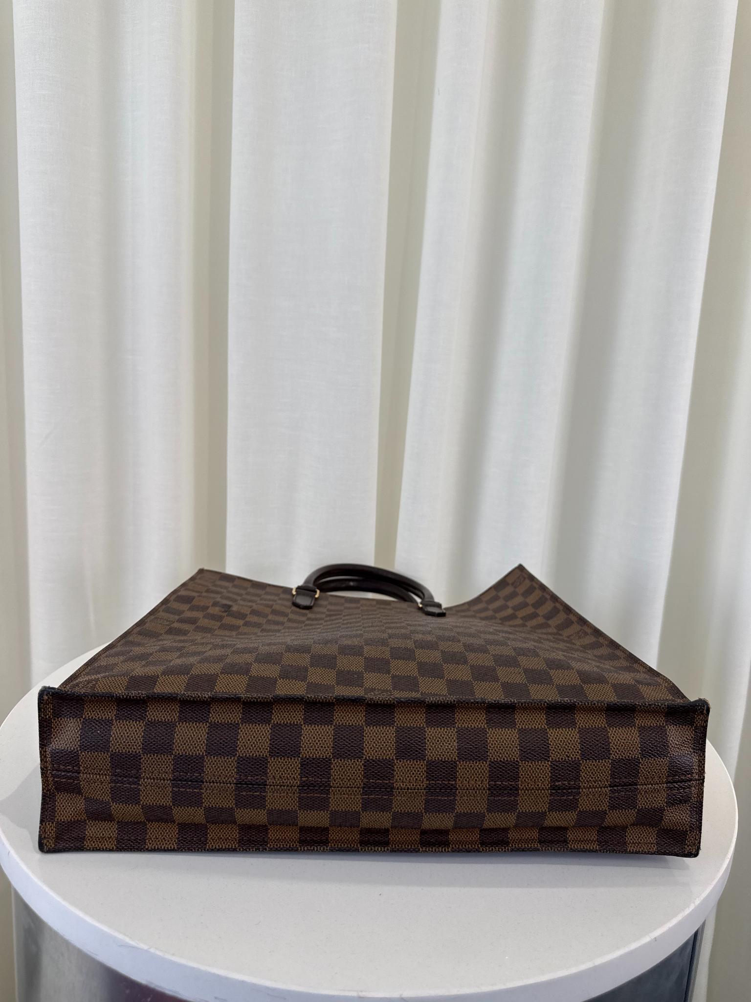 Louis Vuitton Sac Plat GM Damier Ebene Canvas