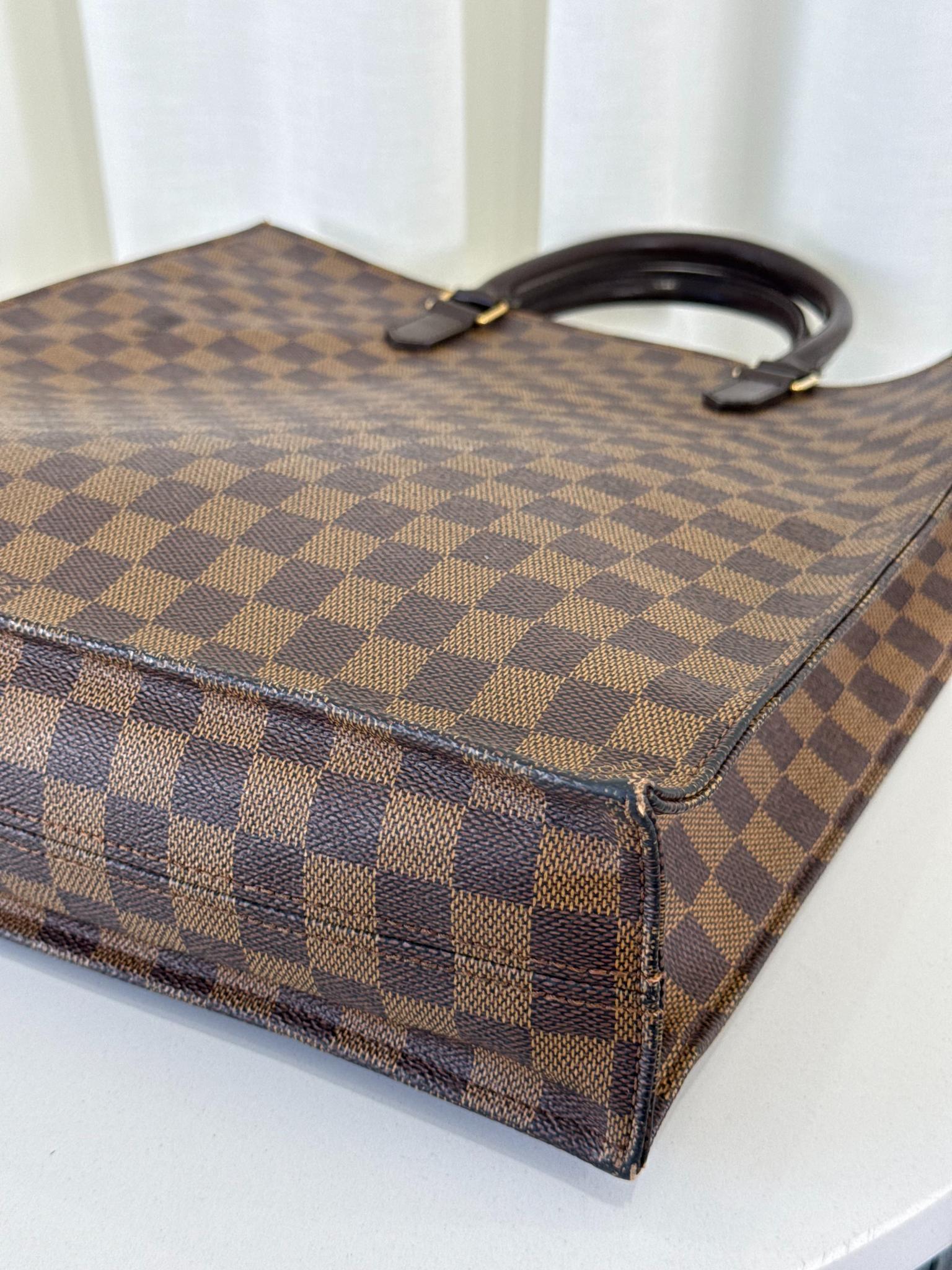 Louis Vuitton Sac Plat GM Damier Ebene Canvas