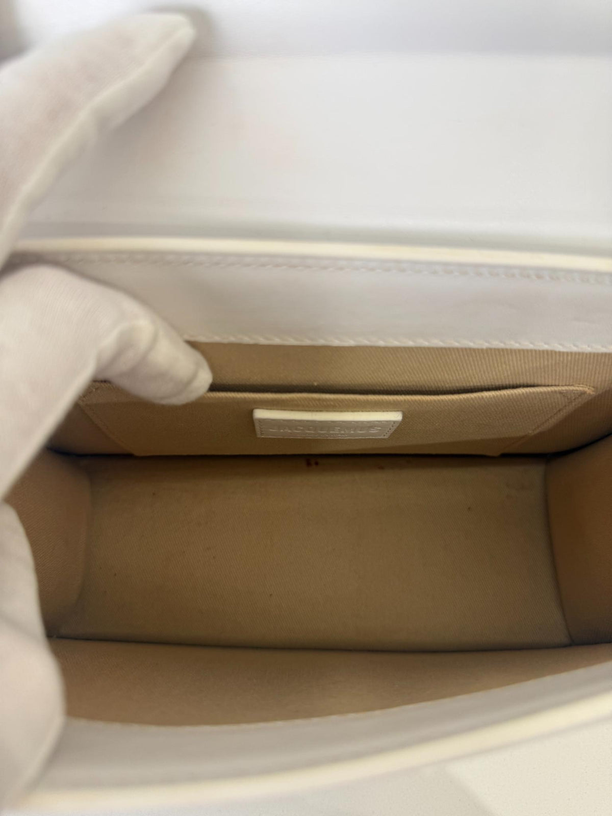 Jacquemus Le Grand Chiquito White Leather Handbag