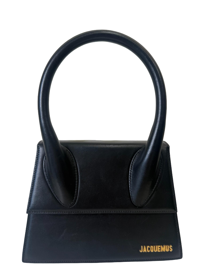 Jacquemus Le Grand Chiquito Black Leather Handbag