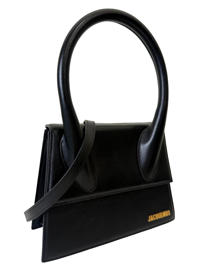Jacquemus Le Grand Chiquito Black Leather Handbag