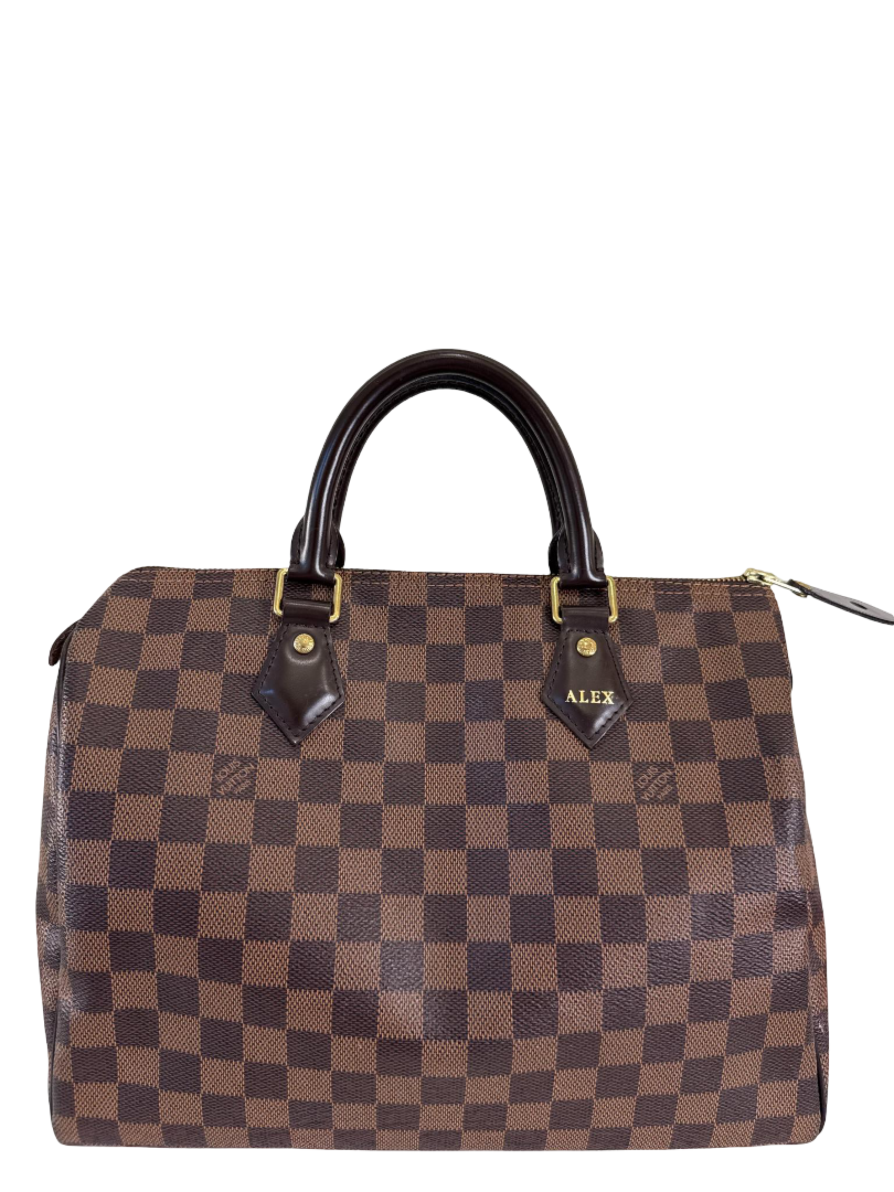 Louis Vuitton Speedy 30 Damier Ebene Canvas
