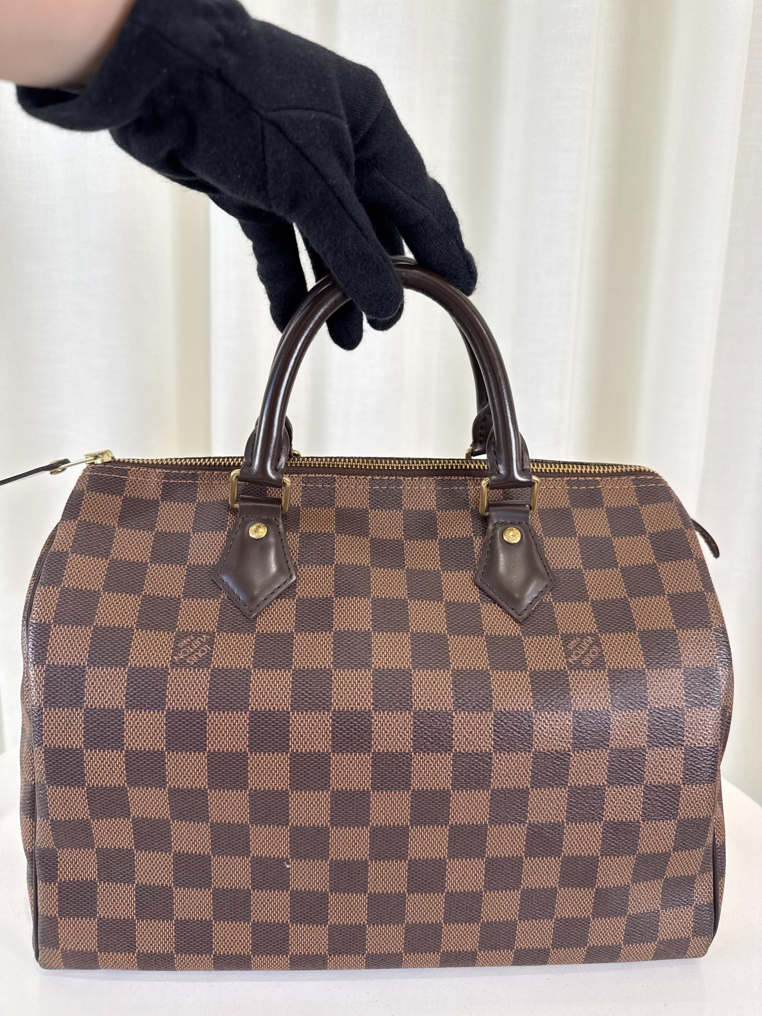Louis Vuitton Speedy 30 Damier Ebene Canvas
