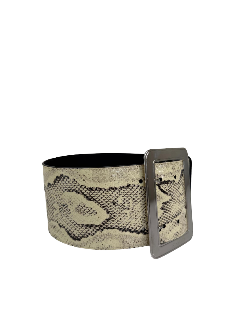 Gucci Python Leather Lunar New Year Wide Belt