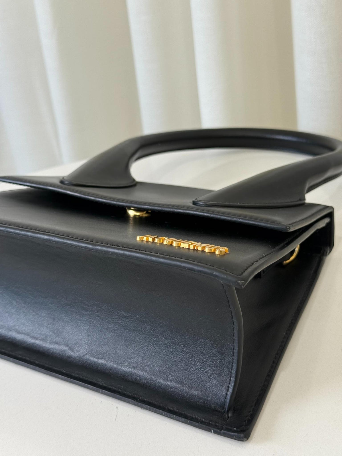 Jacquemus Le Grand Chiquito Black Leather Handbag