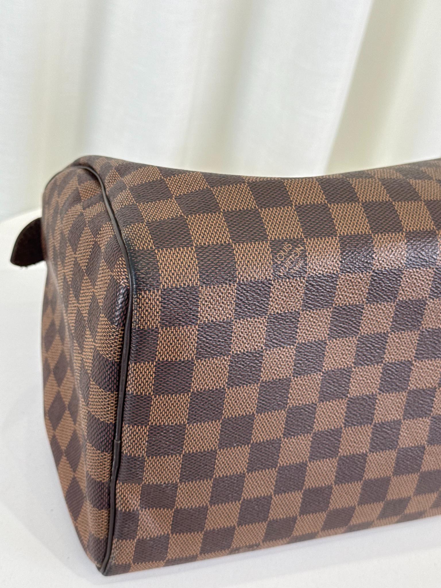 Louis Vuitton Speedy 30 Damier Ebene Canvas