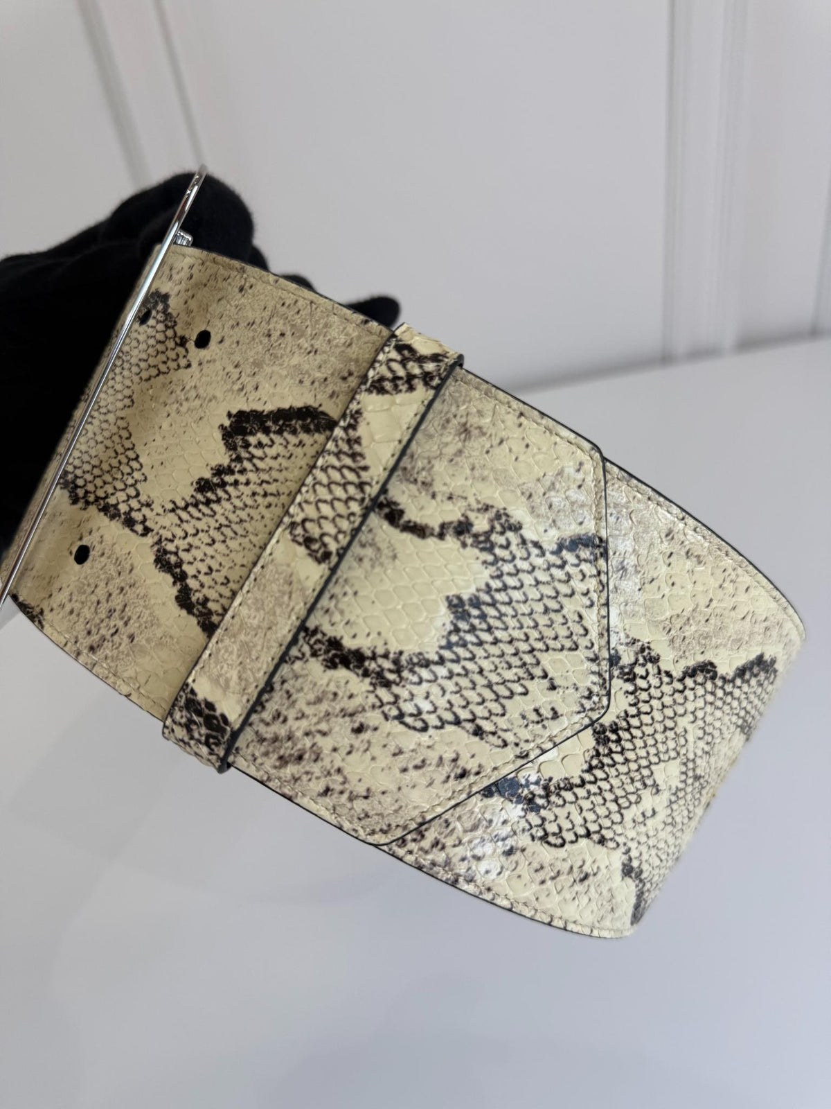 Gucci Python Leather Lunar New Year Wide Belt