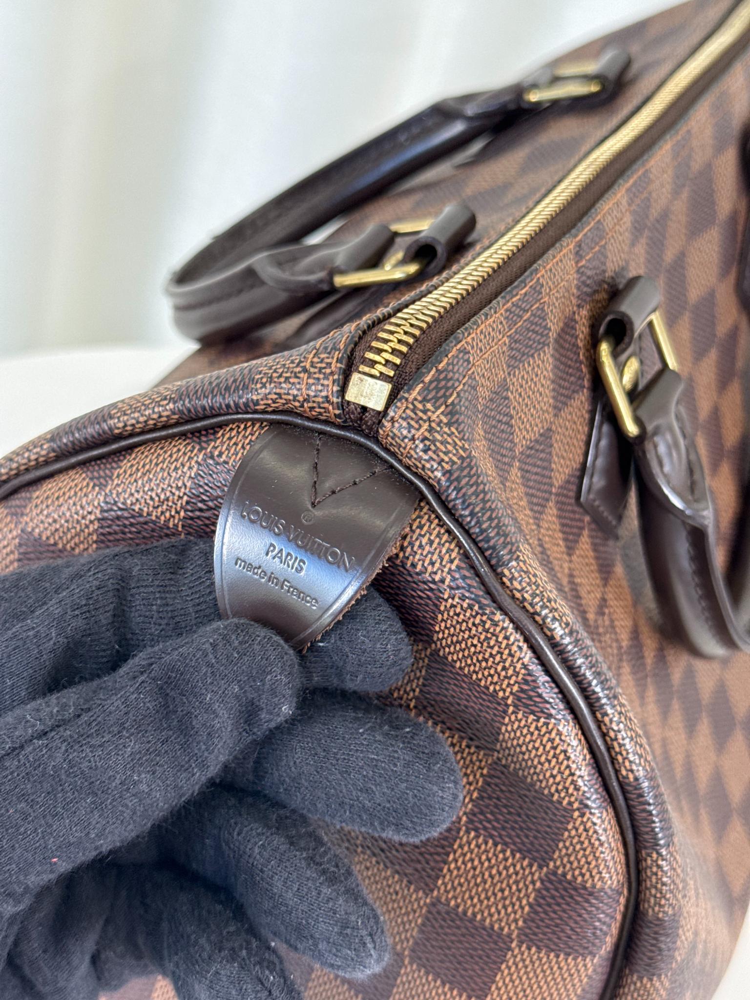Louis Vuitton Speedy 30 Damier Ebene Canvas