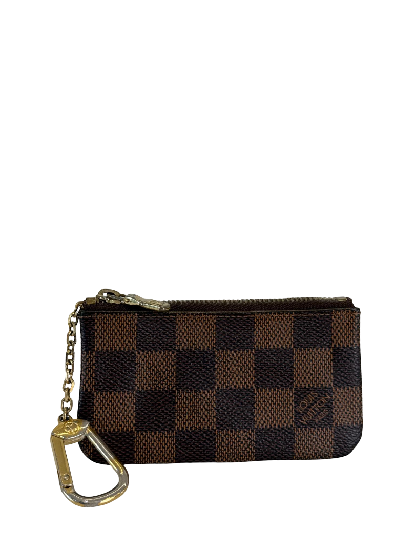 Louis Vuitton Key Pouch Damier Ebene Canvas