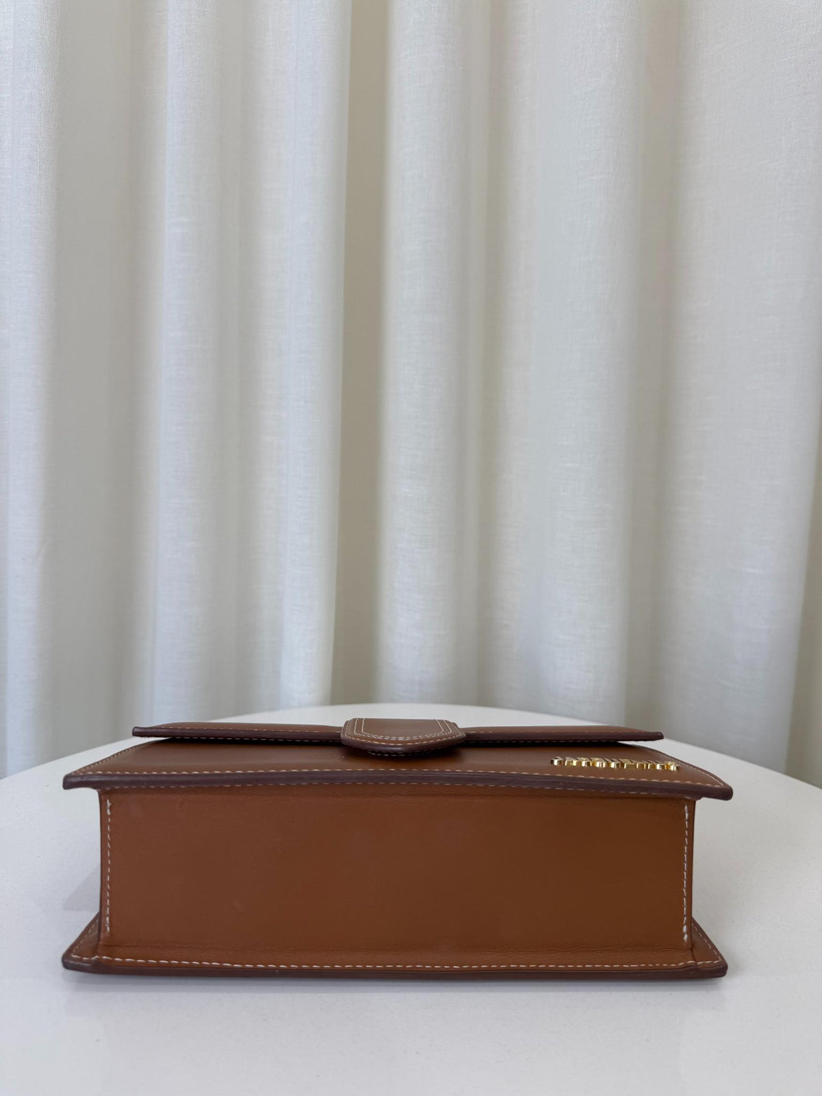 Jacquemus Le Grand Bambino Brown Smoth Calfskin Top Handle Bag