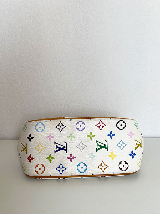 Louis Vuitton White Multicolor Canvas Marilyn Bag