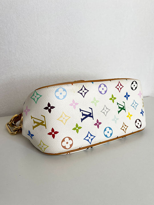 Louis Vuitton White Multicolor Canvas Marilyn Bag