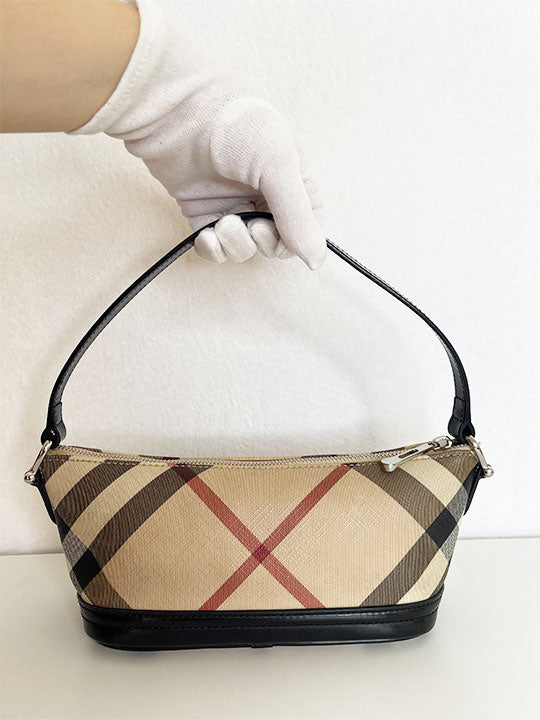 Burberry Nova Check Mini Boat Pochette