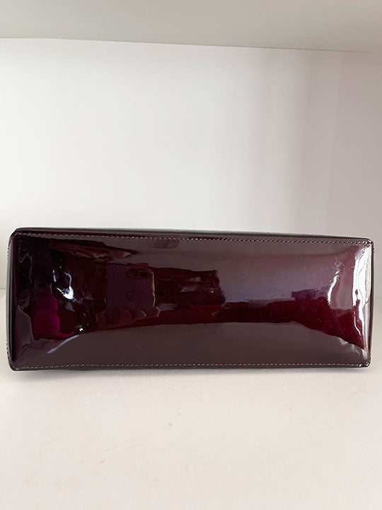 Louis Vuitton Wilshire PM Amarante Monogram Vernis Bag
