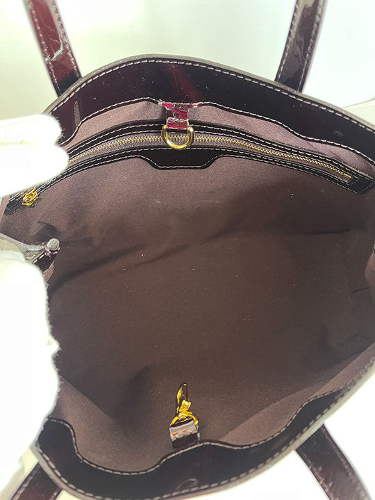 Louis Vuitton Wilshire PM Amarante Monogram Vernis Bag