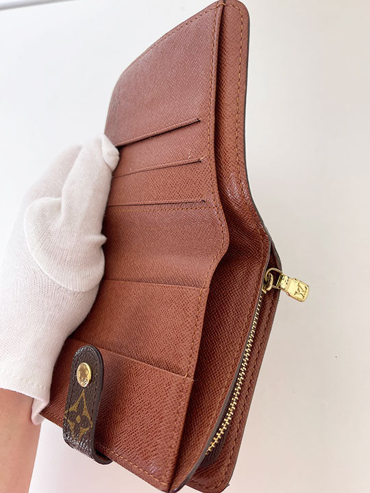 Louis Vuitton Monogram Canvas Compact Zip Wallet