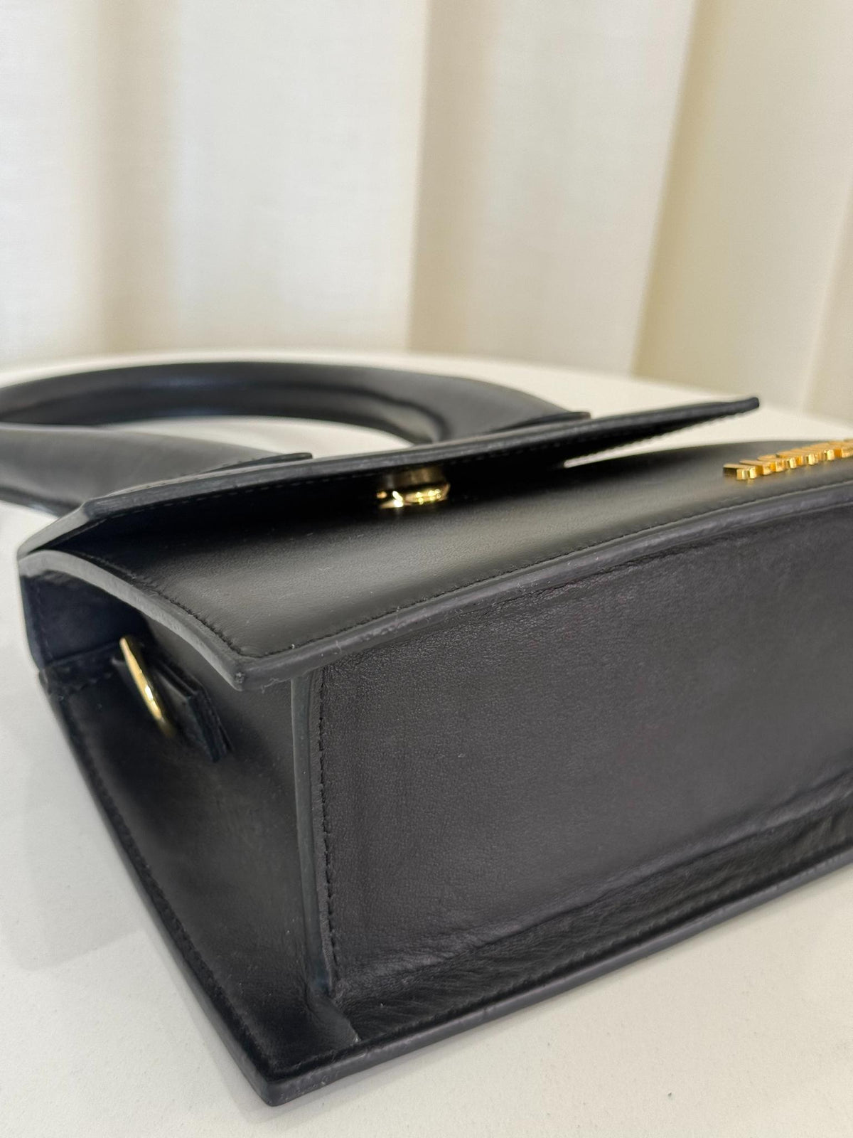 Jacquemus Le Chiquito Medium Black Leather Handbag (2)
