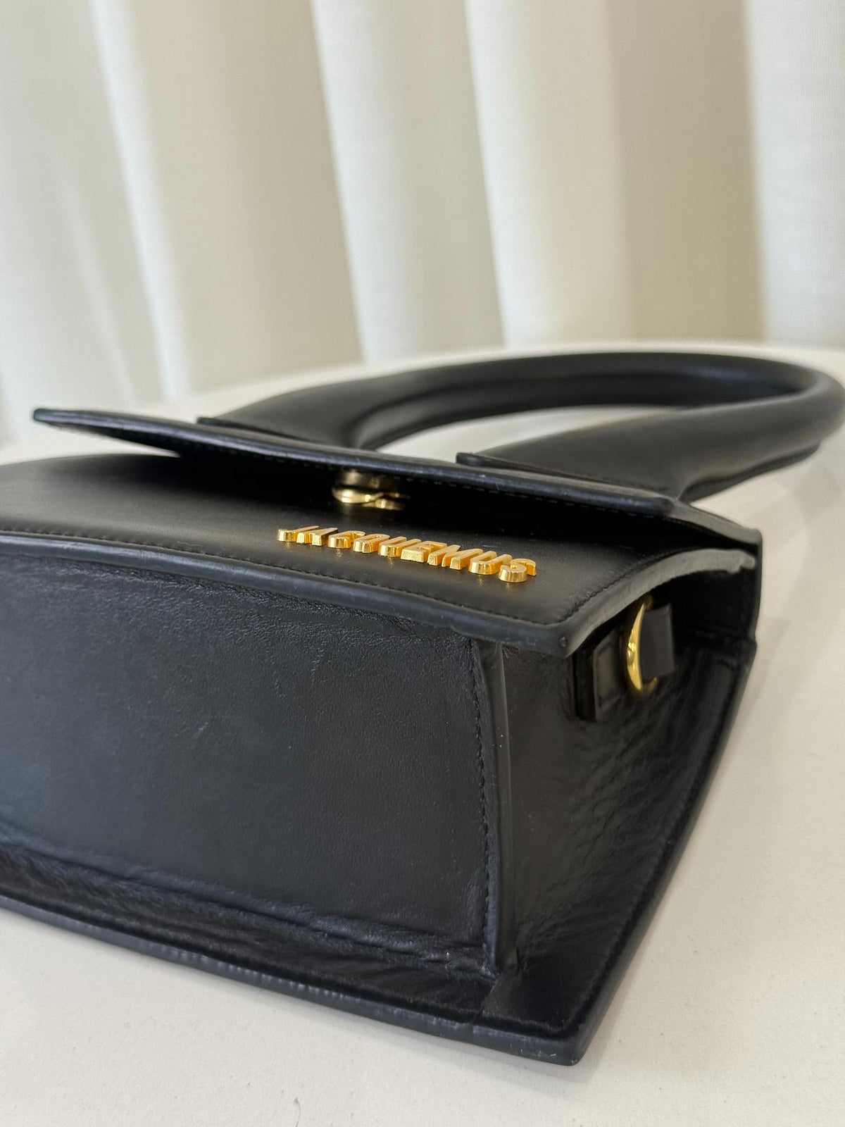 Jacquemus Le Chiquito Medium Black Leather Handbag (2)