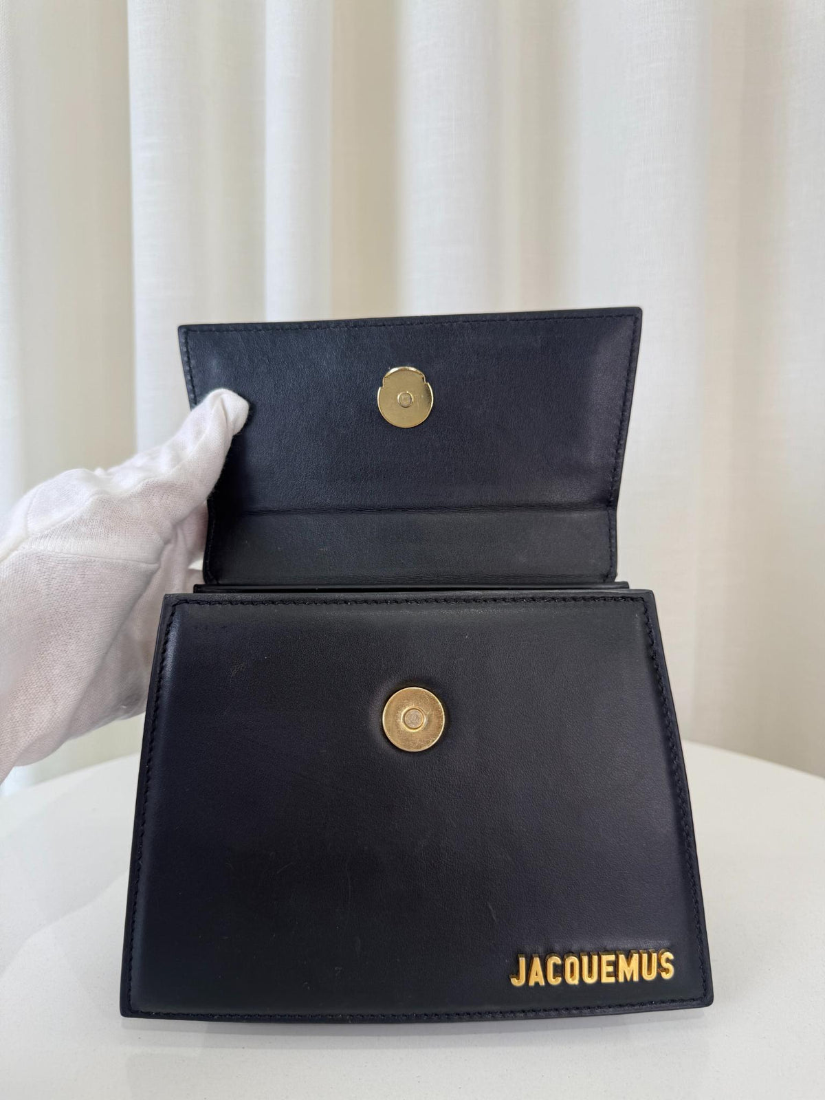 Jacquemus Le Chiquito Medium Black Leather Handbag (2)