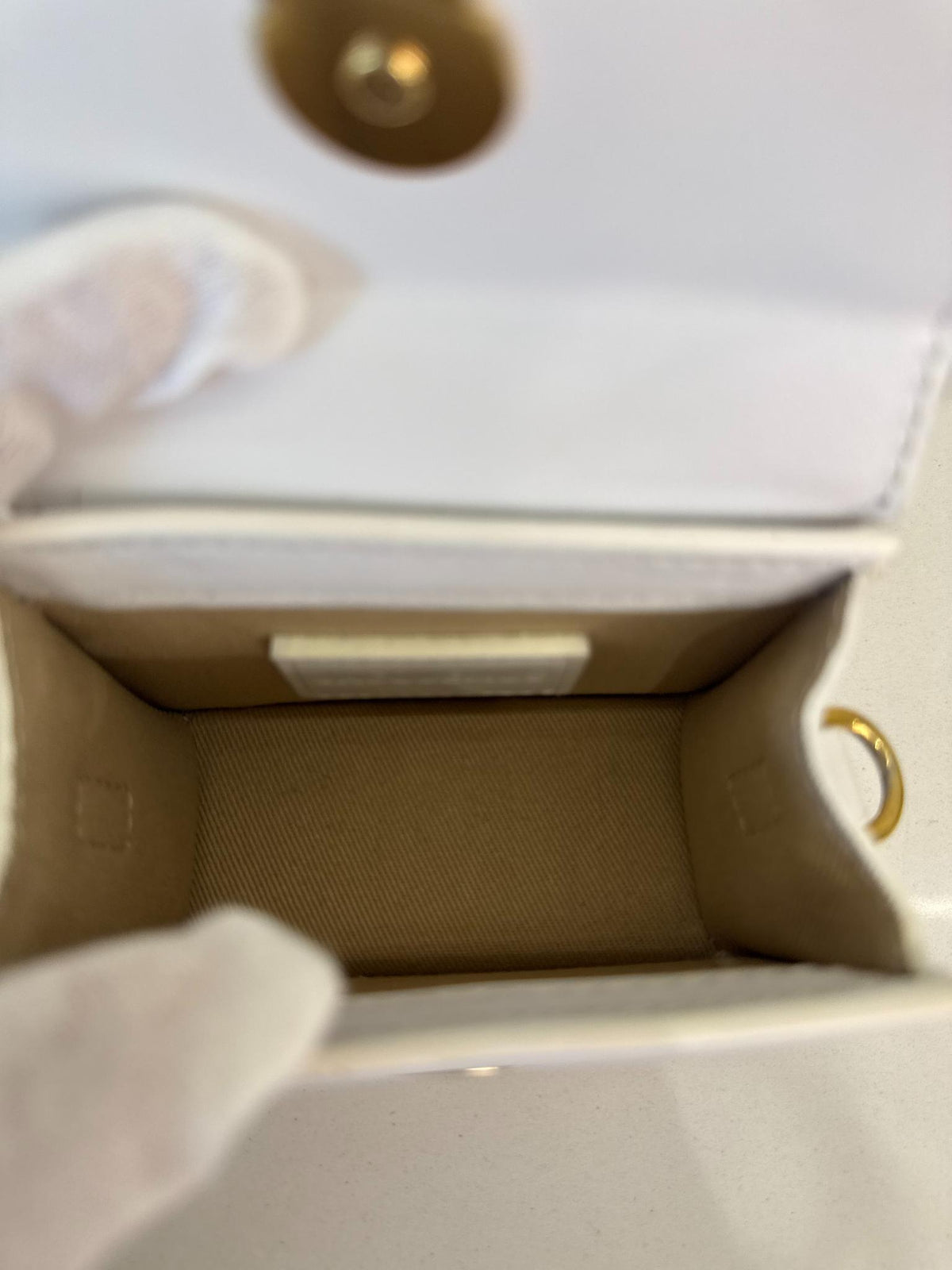 Jacquemus Le Chiquito Mini White Leather Bag