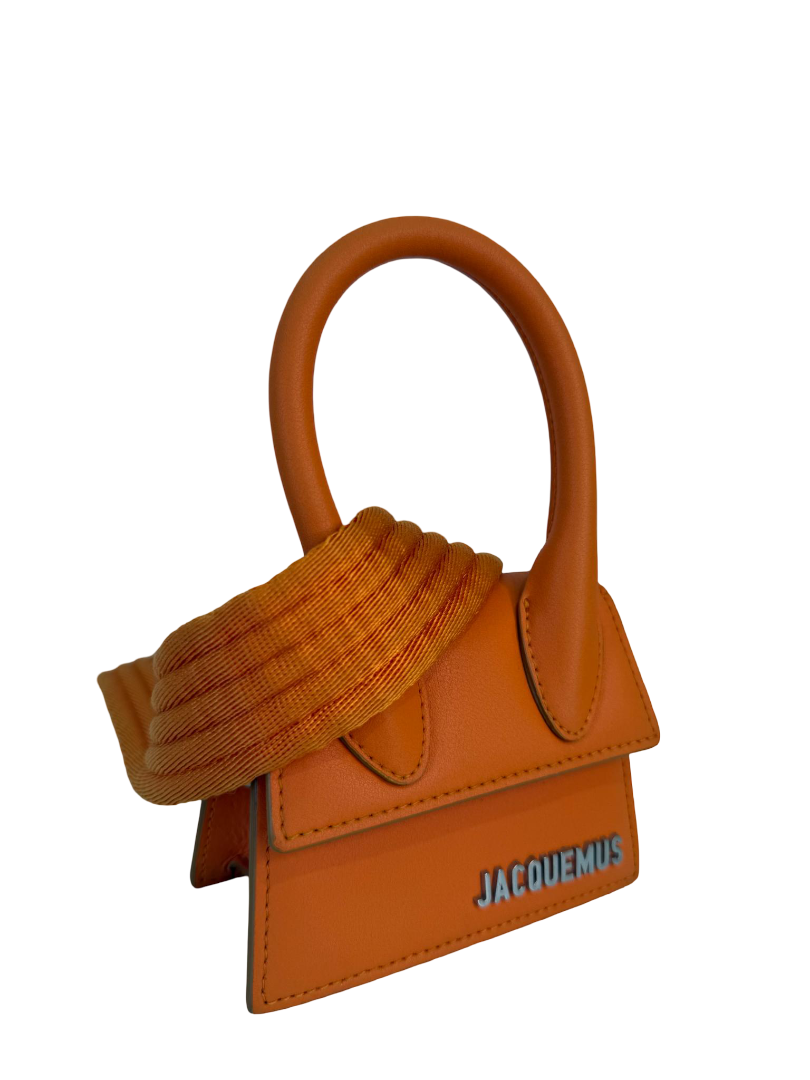 Jacquemus Le Chiquito Mini Orange Leather Bag