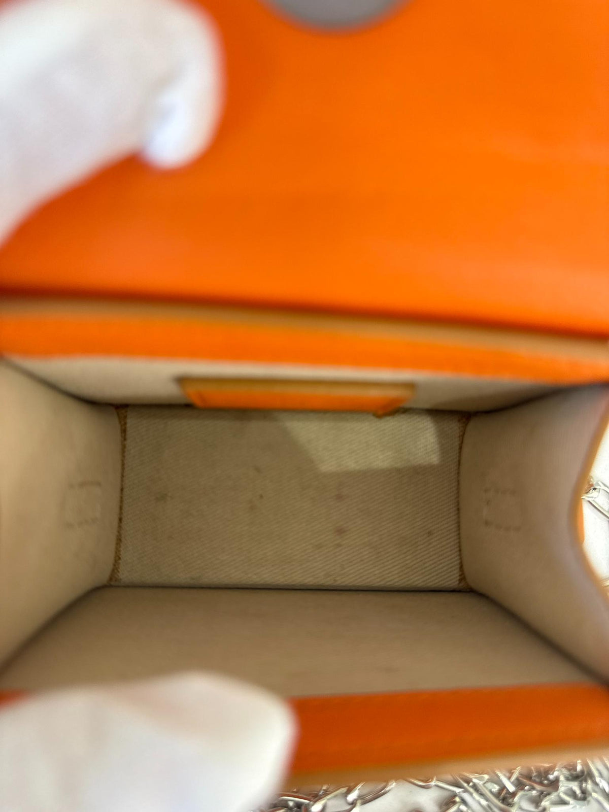 Jacquemus Le Chiquito Mini Orange Leather Bag