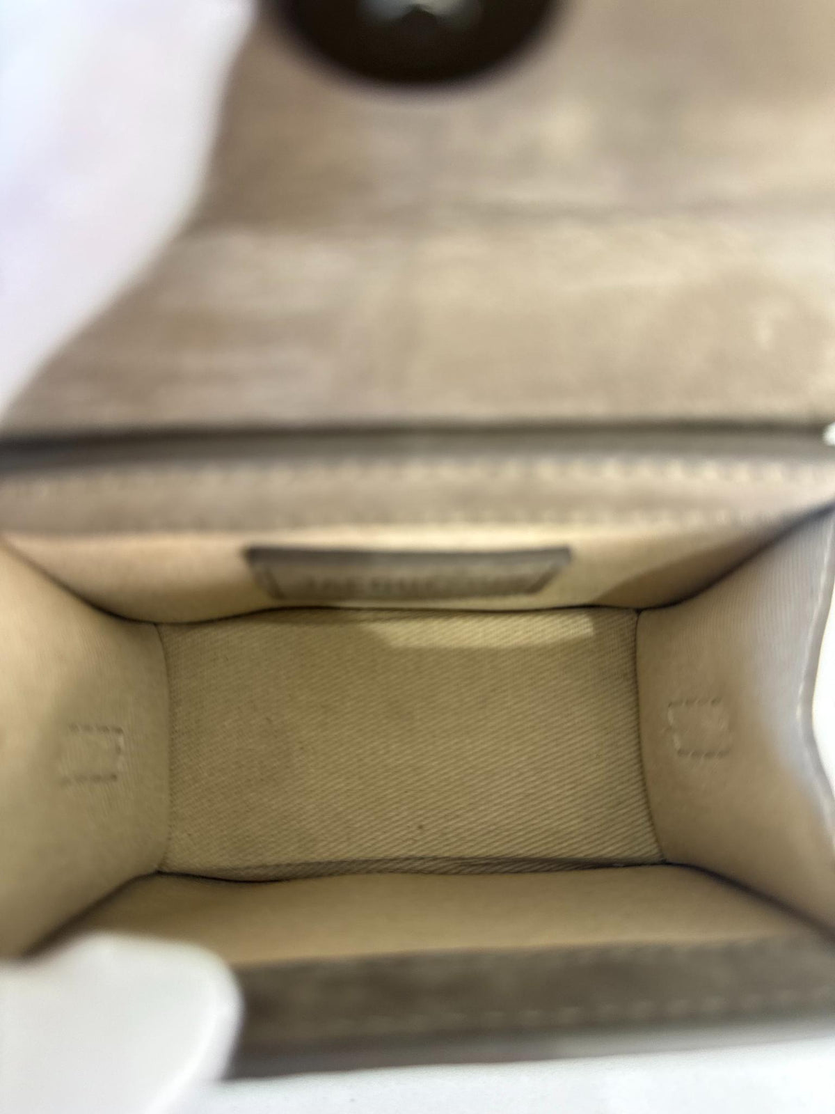 Jacquemus Le Chiquito Mini Olive Green Nubuck Leather Bag