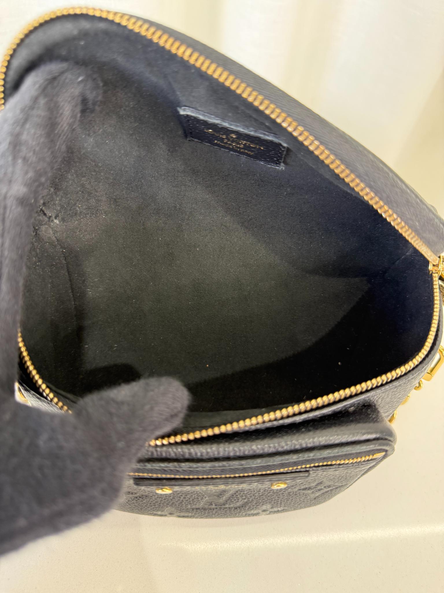 Louis Vuitton Mini Bumbag Black Monogram Empreinte Leather